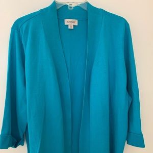 Avenue 22/24 Teal Cardigan